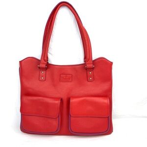 BaeKaard Red Leather Bag